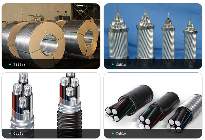 Aluminum rod for aluminum alloy conductor